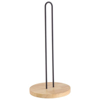 MAURY'S WOODY PORTA ROTOLO 15 X 33 CM CON BASE IN LEGNO