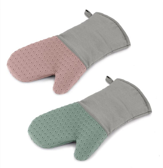 MA MAISON GUANTO FORNO IN SILICONE CM.35X2 IN TESSUTO E PLASTICA MISURA UNIVERSALE COLORI ASSORTITI