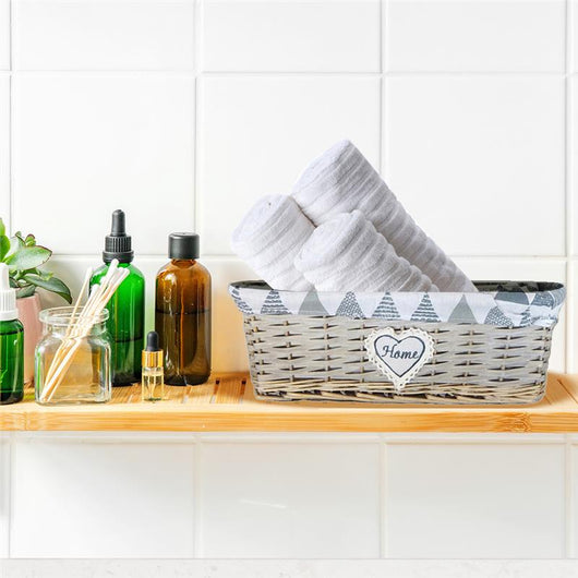 SET 5 CESTINI RETTANGOLARI SOLUZIONE ELEGANTE PER LA TUA BIANCHERIA