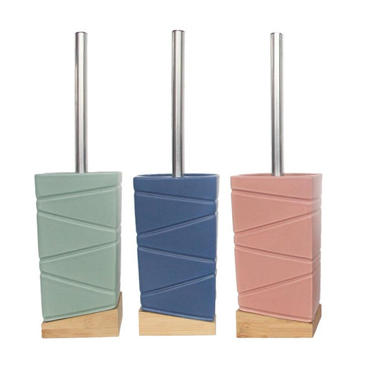 MA MAISON PORTA SCOPINO DA BAGNO STILE SHABBY CON MANICO IN ACCIAIO COLORI ASSORTITI