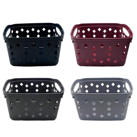 MA MAISON CESTINO GEOMETRICO CM.35X26X21 PORTA OGGETTI IN COLORAZIONE ASSORTITA