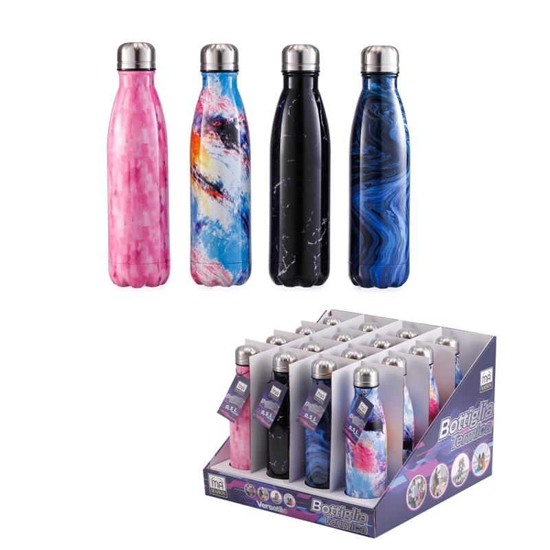 MA MAISON BOTTIGLIA TERMICA ABSTRACT COLORI E FANTASIA ASSORTITI 50 ML CON COMODO TAPPO