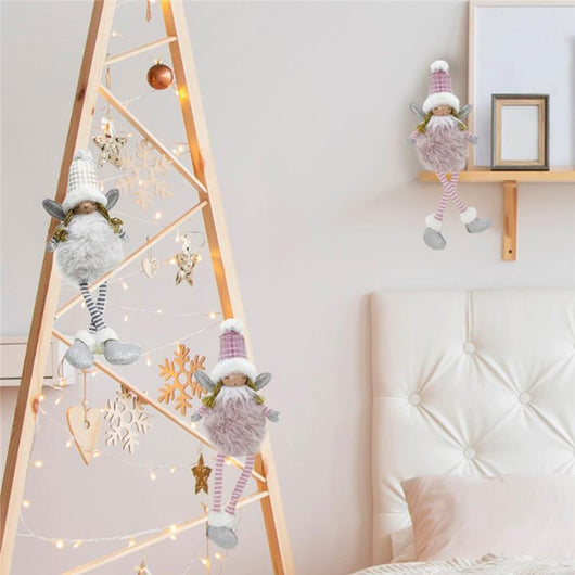 MA MAISON BAMBOLINA ANGIOLETTO SWEET CON MORBIDE E LUNGHE GAMBE PENDENTI COLORE ASSORTITO BIANCO O ROSA 43 H CM