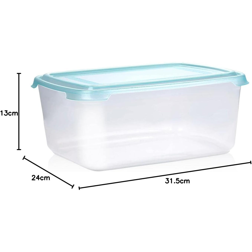 Set 13 Contenitori per Alimenti con Coperchio Ideale per Microonde e Congelatore