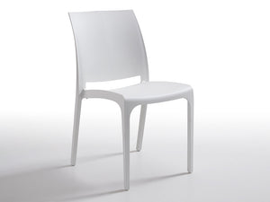 Sedia Volga da esterno bianca