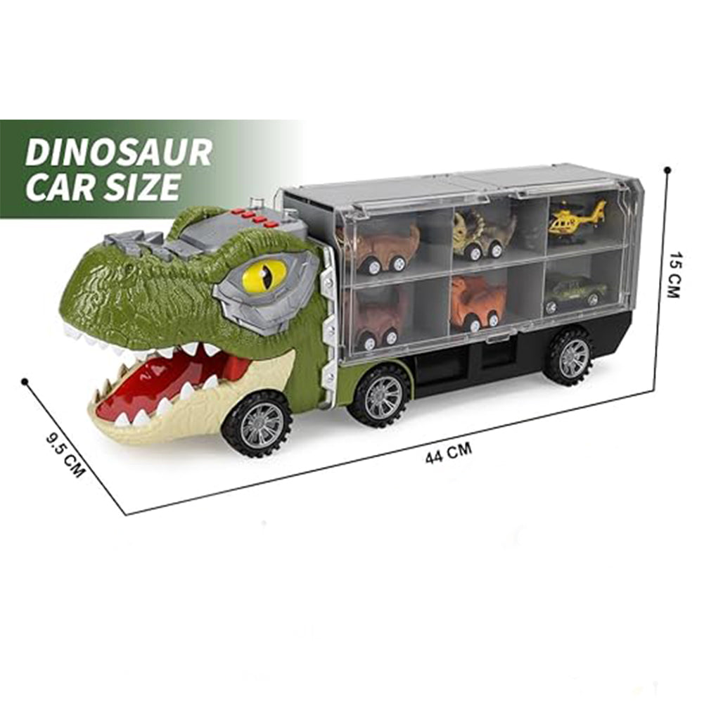 Camion Dinosauro 6 in 1 Giocattolo per Bambini Gioco Idea Regalo con Auto