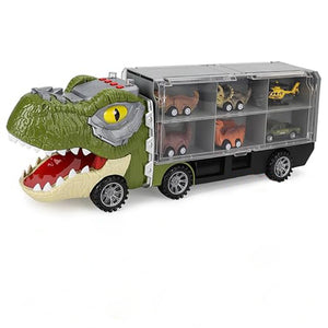 Camion Dinosauro 6 in 1 Giocattolo per Bambini Gioco Idea Regalo con Auto