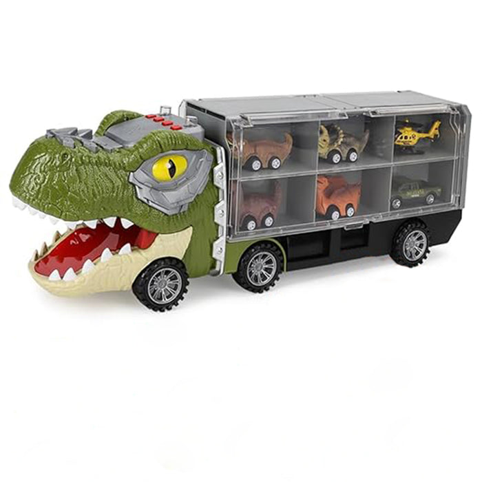 Camion Dinosauro 6 in 1 Giocattolo per Bambini Gioco Idea Regalo con Auto