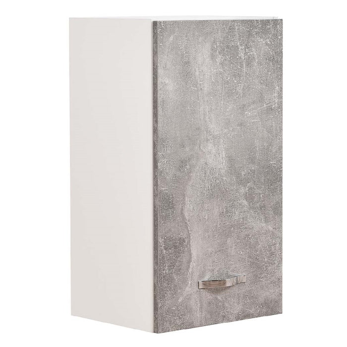 Mobile Cucina Pensile 1 Anta Componibile in Legno Colore Grigio 40x32 H72cm