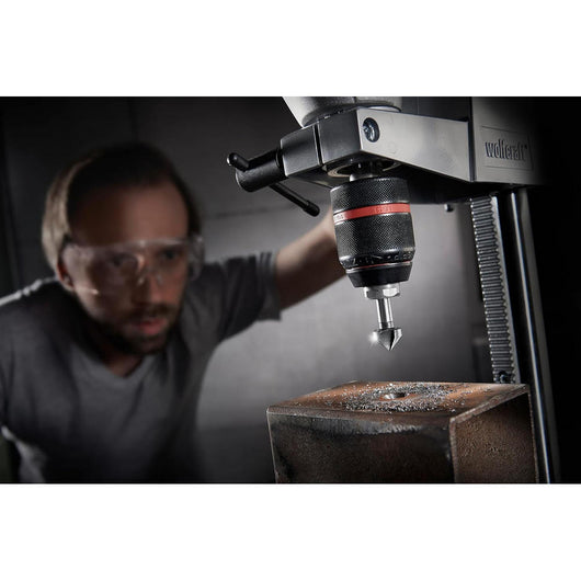 Set 3 Svasatori Legno Plastica Metallo per Trapano ø 6, 12, 16 mm Wolfcraft