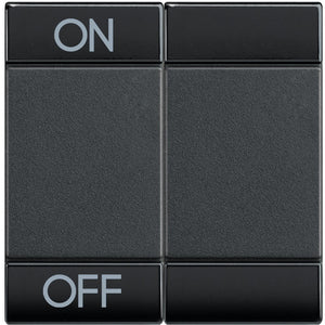 Living Light - Copritasto 2 moduli ON OFF - L4911M2AGN