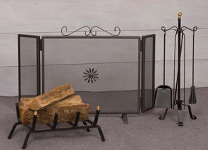 set camino roccaraso ferro battuto 7 pz cod:ferx.11547