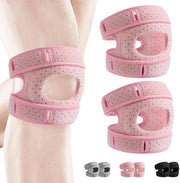 Supporto Articolarie per Uomo e Donna - Ideale Sostegno per Artrite, Salti e Corsa - Supporto Articolare Rosa con Regolazione della Cintura e Supporto Comodo