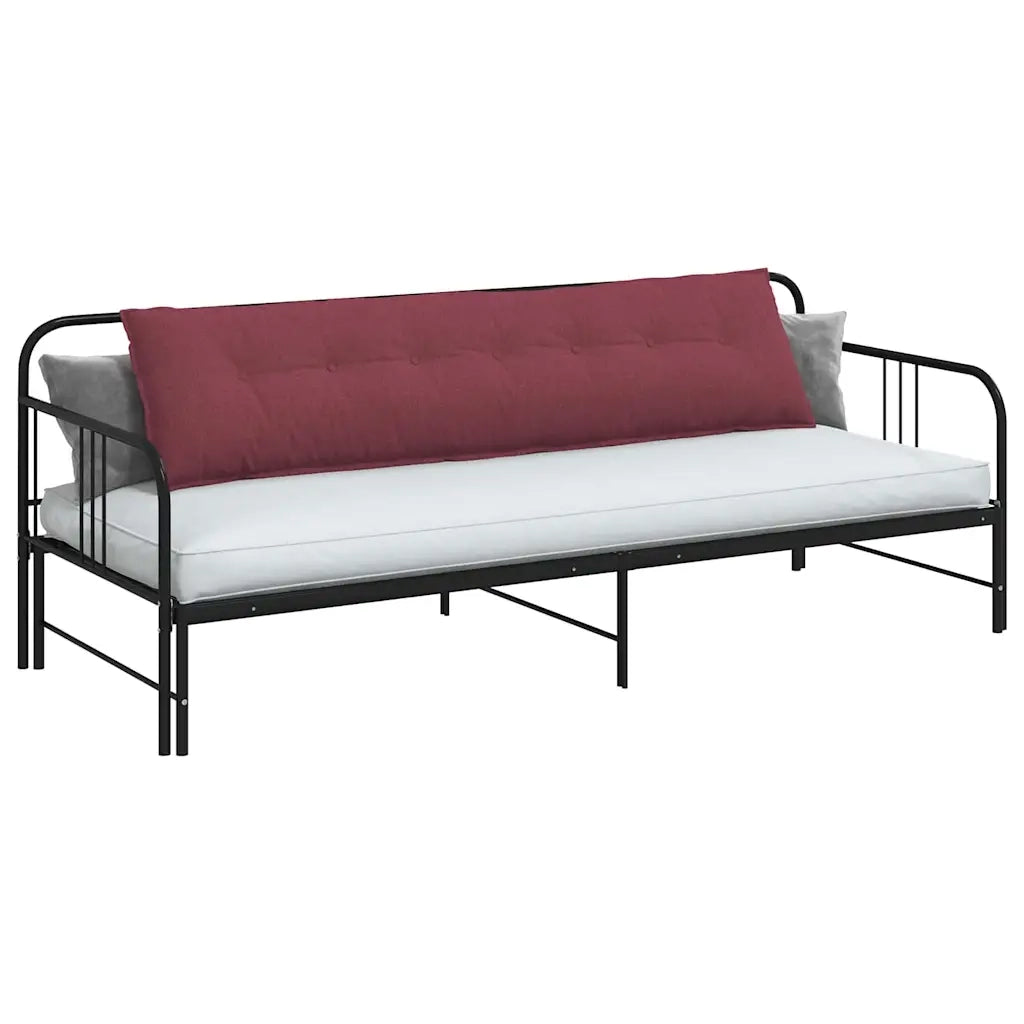 Cuscino per Schiena Rosso Vino 200 x 19 x 50 cm Tessuto 42014962
