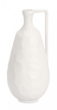 Bottiglia Decorativa Bianca Moderna da Interno H35 - SAKI