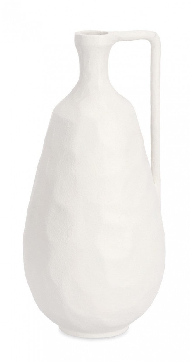 Bottiglia Decorativa Bianca Moderna da Interno H35 - SAKI