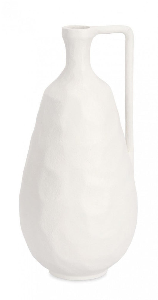 Bottiglia Decorativa Bianca Moderna da Interno H35 - SAKI