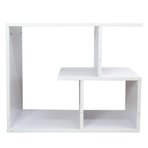 Mobiletto Tavolino Multiuso Design Moderno 5Ripiani 60x30H50cm Salvaspazio Bianco