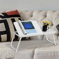 Tavolino Pieghevole Vassoio da Letto e Divano Porta PC con regolazione 65x30cm