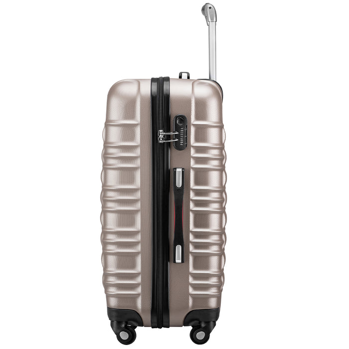 Set 4 Valigie Rigide Ruote Easy roll, Bagaglio mano e viaggio, Trolley Resistente