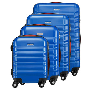 Set 4 Valigie Rigide Ruote Easy roll, Bagaglio mano e viaggio, Trolley Resistente