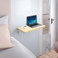 Tavolo Pieghevole a Muro Salvaspazio Multiuso in MDF Quercia 80x60cm