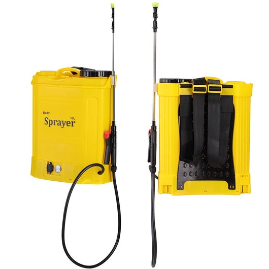 Pompa a Spalla 16LT Nebulizzatore Batteria Ricaricabile 12V Spruzzatore elettrico