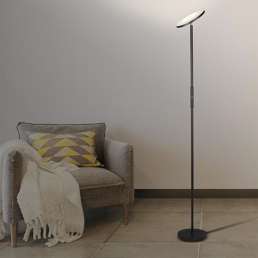 Lampada Piantana Led Dimmerabile 20W 1600LM Telecomando e Luce Regolabile H175cm