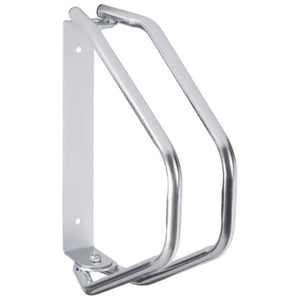 Rastrelliera Parcheggio Bici 1 Posto in Acciaio 33.5x29x8.5 cm Silver