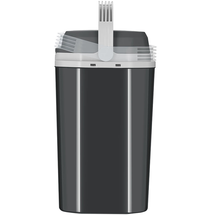 Frigorifero Elettrico Portatile 24LT Caldo Freddo 12v 230v Auto Camper Casa Grigio