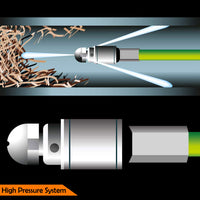Micro Sonda PVC Sturatubi per Idropulitrice 15 metri con 4 Adattatori inclusi