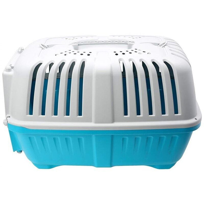 TRASPORTINO CANE GATTO DA VIAGGIO IN PLASTICA CON PRATICA MANIGLIA 55X36X36CM