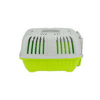 TRASPORTINO CANE GATTO DA VIAGGIO IN PLASTICA CON PRATICA MANIGLIA 55X36X36CM