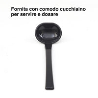 MAURY'S CONDÌ FORMAGGIERA DA TAVOLA CON CUCCHIAINO IN ACCIAIO INOX