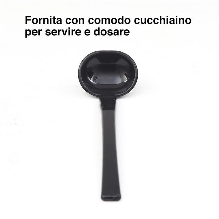 MAURY'S CONDÌ FORMAGGIERA DA TAVOLA CON CUCCHIAINO IN ACCIAIO INOX