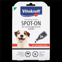FIPROVIT 67MG SOLUZIONE SPOT-ON PER CANI DI TAGLIA PICCOLA FIPRONIL 3 X 0,67 ML
