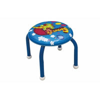 SGABELLO BIMBO CON SEDUTA IMBOTTITA 27X25,5 CM FANTASIE ASSORTITE