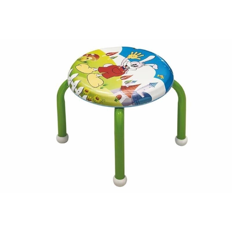 SGABELLO BIMBO CON SEDUTA IMBOTTITA 27X25,5 CM FANTASIE ASSORTITE