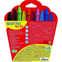 GIOTTO BEBE SUPER PASTELLONI CERA IN CONFEZIONE DA 10 PEZZI