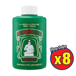 8 ROBERTS BOROTALCO IN POLVERE FORMULA ORIGINALE PER ADULTI E BAMBINI DA 200 GR