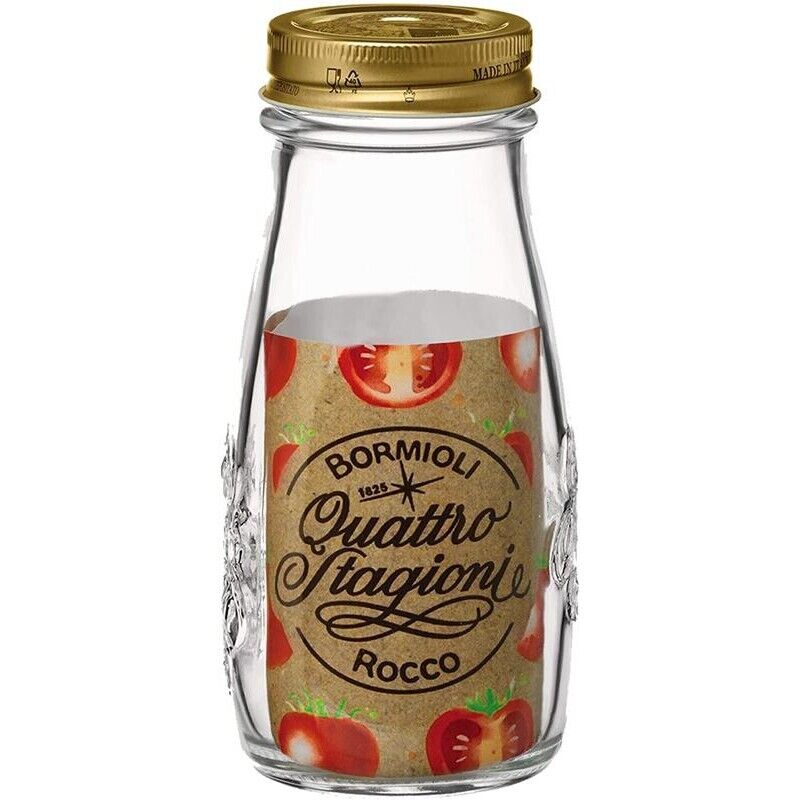 BORMIOLI QUATTRO STAGIONI BOTTIGLIA DA 400 ML CON 3 TAPPI 56 MM