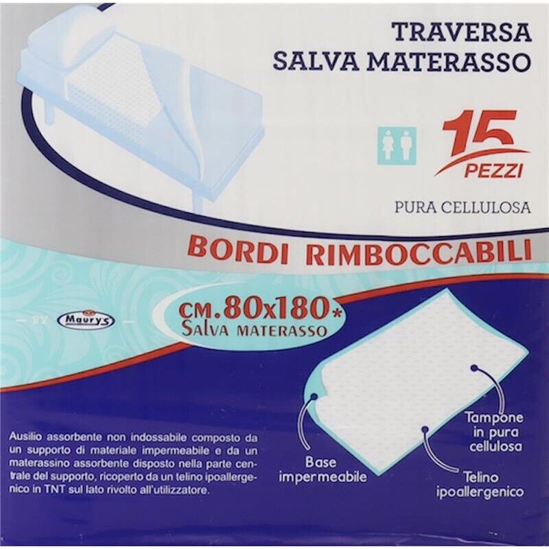 MAURY'S TRAVERSA SALVA MATERASSO 80X180CM 15PZ