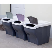 BAMA PATTUMIERA POKER TRIS PER RACCOLTA DIFFERENZIATA 20LT 3PZ