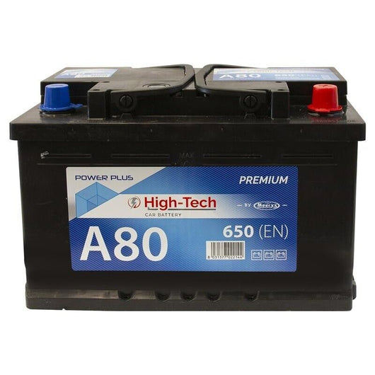 HIGH-TECH BATTERIA AUTO 80 AH EN 650