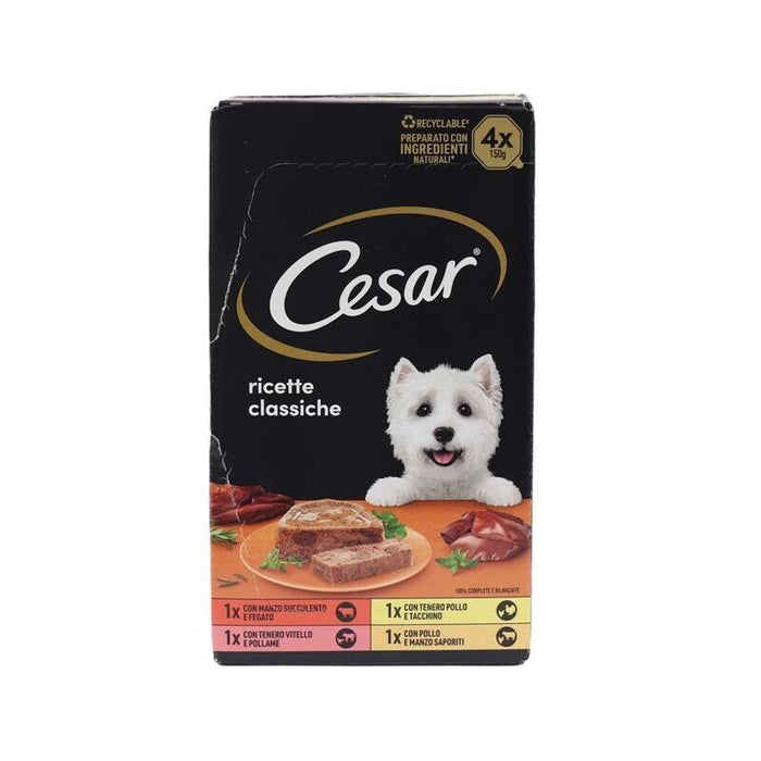 CESAR VASCHETTE IN GELATINA MULTIPACK RICETTE CLASSICHE 4 X 150 GR
