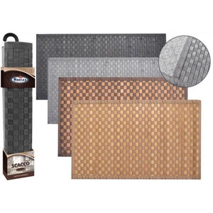 MAURY'S TAPPETO SCACCO IN BAMBOO 75X45CM