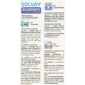 SOLVAY BICARBONATO DI SODIO PURISSIMO 500 GR