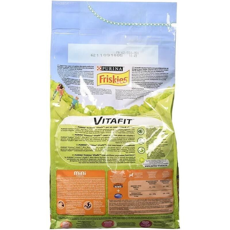 FRISKIES MINI CROCCHETTECANE POLLO TACCHINO E VERDURE 1,5 KG
