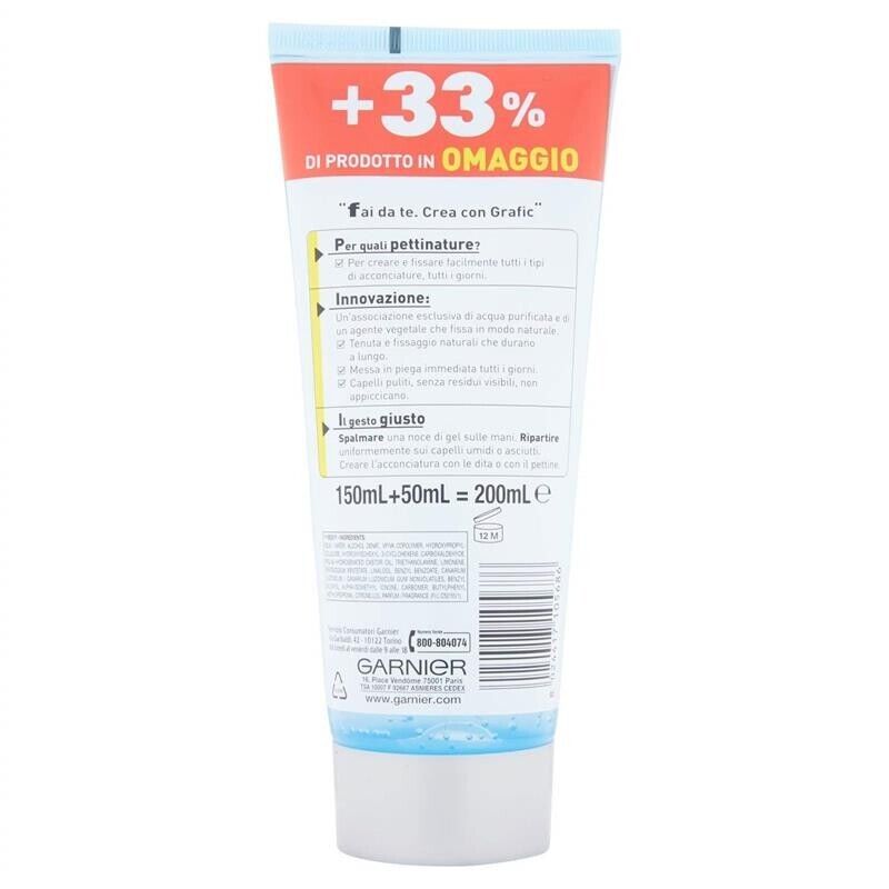 GRAFIC AQUA GEL FISSAGGIO FORTE 150+50ML