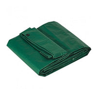 BRIXO TELONE IN POLIETILENE OCCHIELLATO NERO/VERDE PESANTE 6 X 8 MT